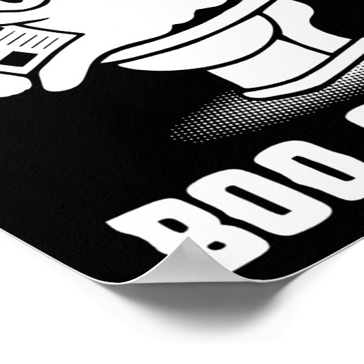 Of Behandel Spooky Ghost Dit is een boekenblad Hal Poster (Hoek)