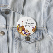 OF beheerder 5 Ronde Button 7,6 Cm (In situ)