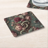 Of Bone & Vine – Gothic Victorian  Kartonnen Onderzetters (Schuin)