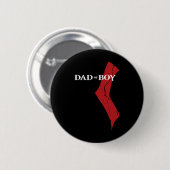 Of Boy - Papa Videogame Vaderdag Edition Ronde Button 5,7 Cm (Voorkant /achterkant)