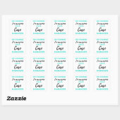 Of Course I'm Awesome I'm A Case Manager 2 Vierkante Sticker (Vel)