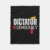 Of democratie grappige Trump haarband Fleece Deken (Voorkant)
