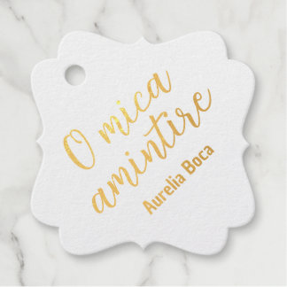 of een herinnering  bedankjes labels