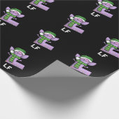 Of grappige brief L Pun Dark BG Cadeaupapier (Hoek)