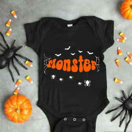 of Halloween, Spooky Season, Funny Baby Halloween  Romper