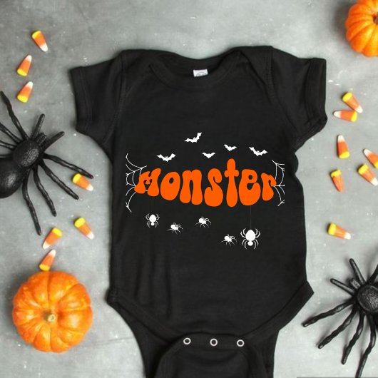 of Halloween, Spooky Season, Funny Baby Halloween  Romper