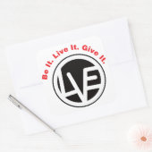 Of het nu leeft, het geeft het Stickers (Envelop)