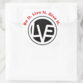 Of het nu leeft, het geeft het Stickers (Tas)