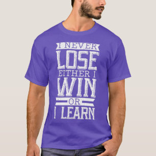 Of ik win of ik leer de voormalige beursmarkt t-shirt