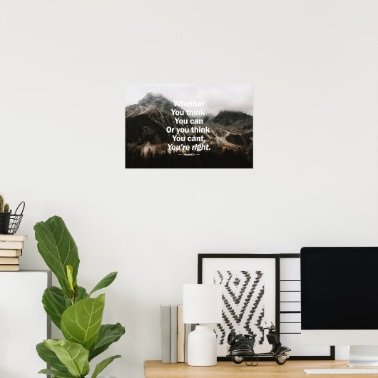 Of je denkt dat je dat kunt. poster (Thuiskantoor)