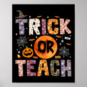 Of leer grappige leraren Halloween Ghost Poster (Voorkant)