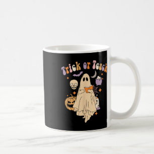 Of leer groovy leraar Halloween Retro Floral Gho Koffiemok