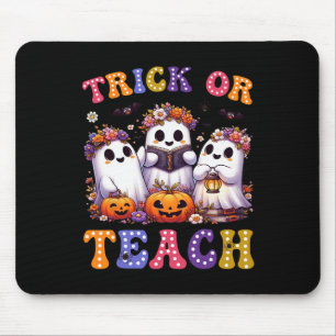 Of leer Halloween Ghost Pumpkin Spooky Teacher Who Muismat