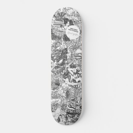 Of Noir van Hannah Stouffer Skateboard (Voorkant)