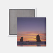OF, Oregon kust, Cannon Beach, zeestapels bij Magneet (Voorkant / Achterkant)