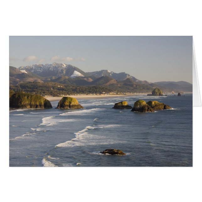 OF, Oregon kust, Ecola State Park, uitzicht op 2 (Voorkant Horizontaal)