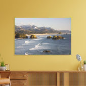 OF, Oregon kust, Ecola State Park, uitzicht op Canvas Afdruk (Insitu (Woonkamer))