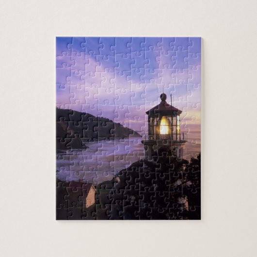OF, Oregon kust, Heceta Head Lighthouse, op Legpuzzel (Verticaal)