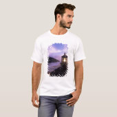OF, Oregon kust, Heceta Head Lighthouse, op T-shirt (Voorkant volledig)