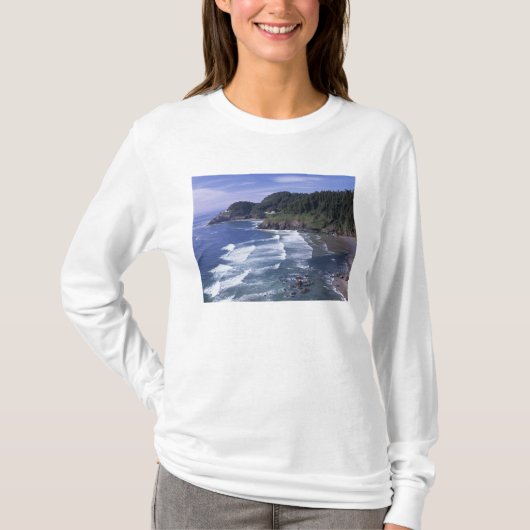 OF, Oregon kust, Heceta Head Lighthouse, op T-shirt (Voorkant)