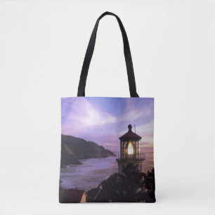 OF, Oregon kust, Heceta Head Lighthouse op Tote Bag