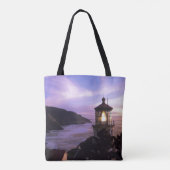 OF, Oregon kust, Heceta Head Lighthouse op Tote Bag (Achterkant)