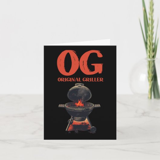 Of Originele Griller BBQ Byrbecue Pitmaster Grill Kaart (Voorkant)