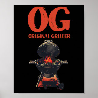 Of Originele Griller BBQ Byrbecue Pitmaster Grill Poster