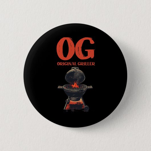 Of Originele Griller BBQ Byrbecue Pitmaster Grill Ronde Button 5,7 Cm (Voorkant)