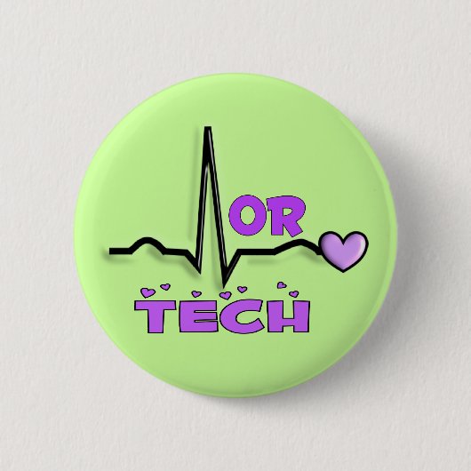 OF TECH cadeaus—QRS-ontwerp Ronde Button 5,7 Cm (Voorkant)