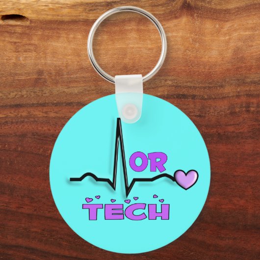 OF TECH cadeautjes-QRS-ontwerp Sleutelhanger (Voorkant)