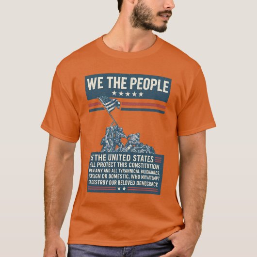 OF THE UNITED STATES WILL PROTECT THIS CONSTITUTIO T-SHIRT (Voorkant)