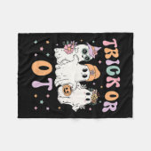 Of van ergotherapeut Halloween Gho Fleece Deken (Voorkant (Horizontaal))