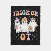 Of van ergotherapeut Halloween Gho Fleece Deken (Voorkant)