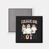 Of van ergotherapeut Halloween Gho Magneet (Voorkant / Achterkant)