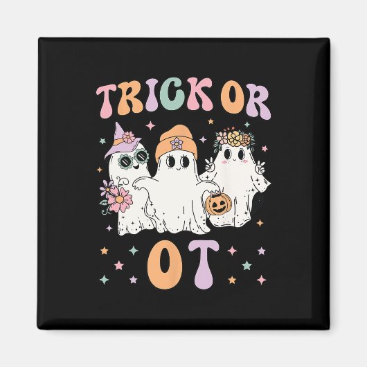 Of van ergotherapeut Halloween Gho Magneet (Voorkant)