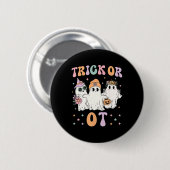 Of van ergotherapeut Halloween Gho Ronde Button 5,7 Cm (Voorkant /achterkant)