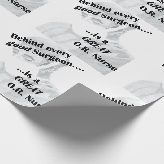 OF verpleegster Cadeaupapier (Hoek)