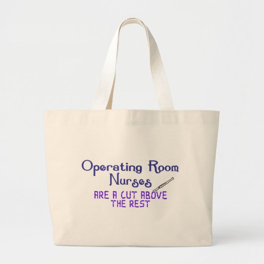 OF verpleegster Grote Tote Bag (Voorkant)