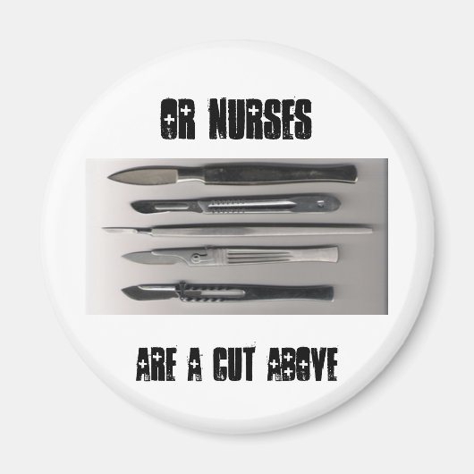 OF verpleegster Magneet (Voorkant)