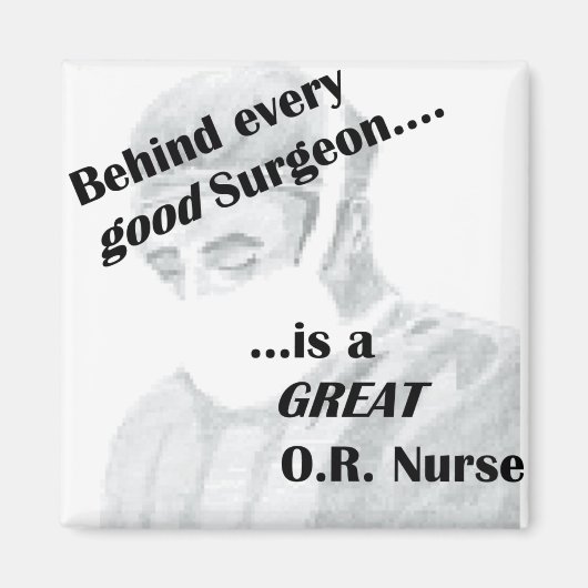 OF verpleegster Magneet (Voorkant)