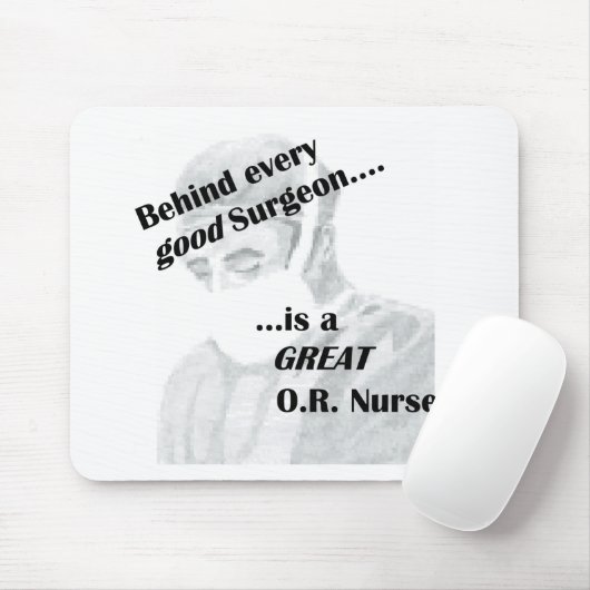 OF verpleegster Muismat (Met muis)