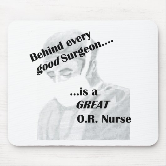 OF verpleegster Muismat (Voorkant)