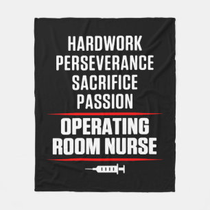 OF Werkende Zaal Verpleegster Hardwork Verpleegkun Fleece Deken