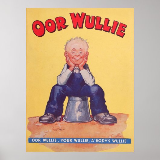 Of Wullie 1941  afdrukken Poster (Voorkant)