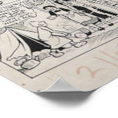 Of Wullie 1952 Cartoon Afdrukken Ondertekend en ge Poster (Hoek)