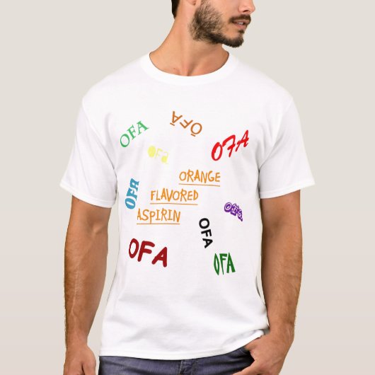 OFA-woorden man shirt (Voorkant)
