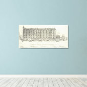 O'Farrell South side Grant en Stockton Canvas Afdruk (Insitu (Houten vloer))