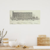 O'Farrell South side Grant en Stockton Poster (Keuken)