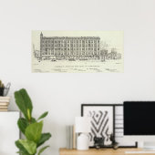 O'Farrell South side Grant en Stockton Poster (Thuiskantoor)